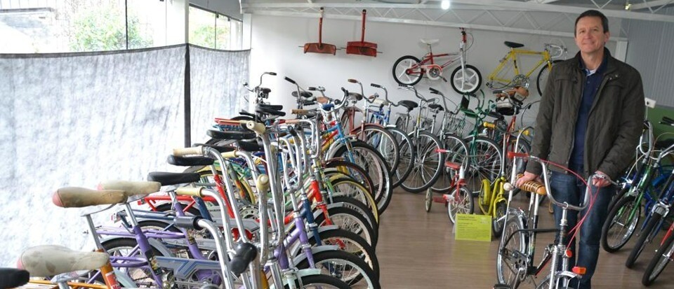 Exposición de bicicletas antiguas